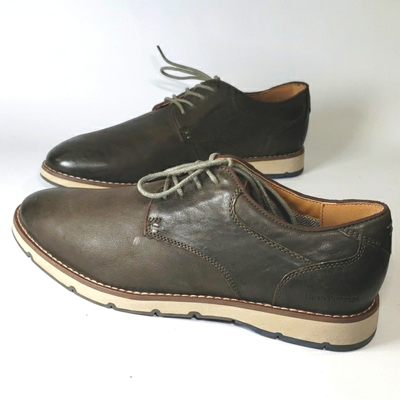 Hush Puppies, Gray Titan Lace up Oxford Men's Size 9 - Picture 2 of 16